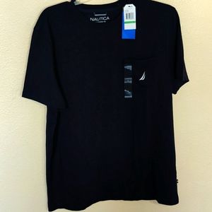 Nautica Performance Tee Men's L Navy Blue